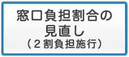 窓口負担割合の見直し（２割負担施行）